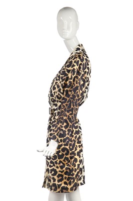 Lot 385 - A Thierry Mugler leopard-print silk dress, 1996