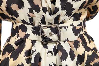 Lot 385 - A Thierry Mugler leopard-print silk dress, 1996