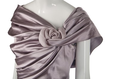 Lot 435 - A Christian Dior by John Galliano grey satin evening gown, Spring-Summer 2008
