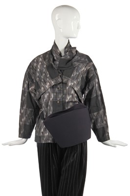 Lot 343 - An Issey Miyake ikat-style woven cotton jacket, circa 1985