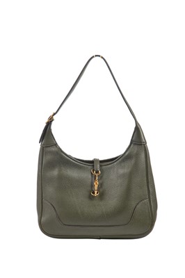 Lot 73 - An Hermès Canopee Clemence leather Trim bag, 1999