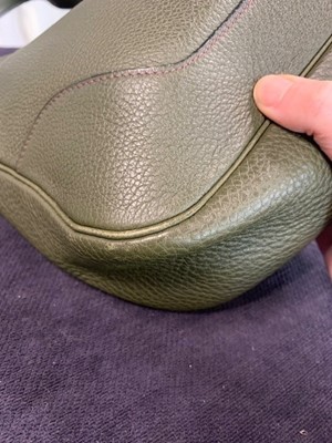 Lot 73 - An Hermès Canopee Clemence leather Trim bag, 1999