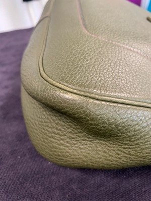 Lot 73 - An Hermès Canopee Clemence leather Trim bag, 1999