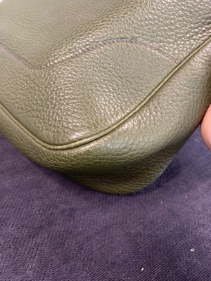 Lot 73 - An Hermès Canopee Clemence leather Trim bag, 1999
