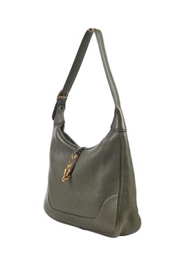 Lot 73 - An Hermès Canopee Clemence leather Trim bag, 1999