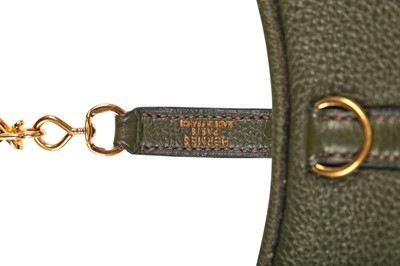 Lot 73 - An Hermès Canopee Clemence leather Trim bag, 1999