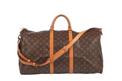 Lot 121 - Two Louis Vuitton monogrammed canvas and leather holdalls, 1990s