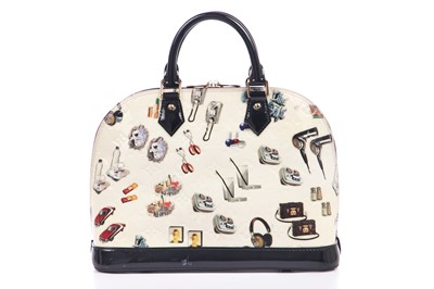 Lot 60 - A Nicolas Ghesquière for Louis Vuitton limited edition Alma Sticker Animation bag, 2015