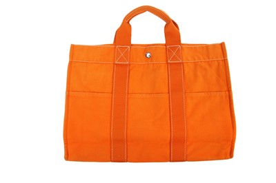 Lot 55 - An Hermès Fourre Tout in orange canvas, 2003
