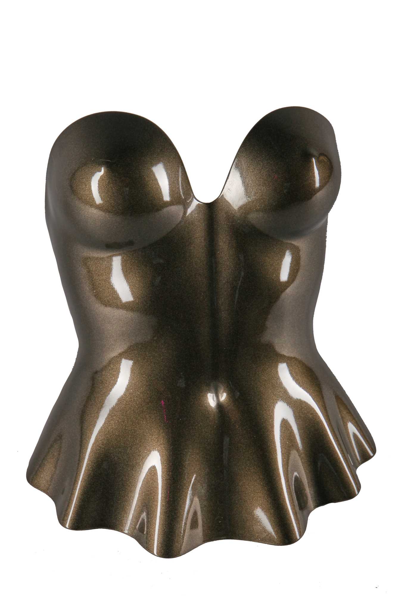 Lot 337 - A rare Issey Miyake moulded acrylic breastplate/bustier, Autumn-Winter 1980-81