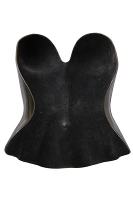 Lot 337 - A rare Issey Miyake moulded acrylic breastplate/bustier, Autumn-Winter 1980-81