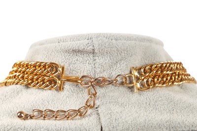 Lot 12 - A Chanel lion-mask necklace, 1989
