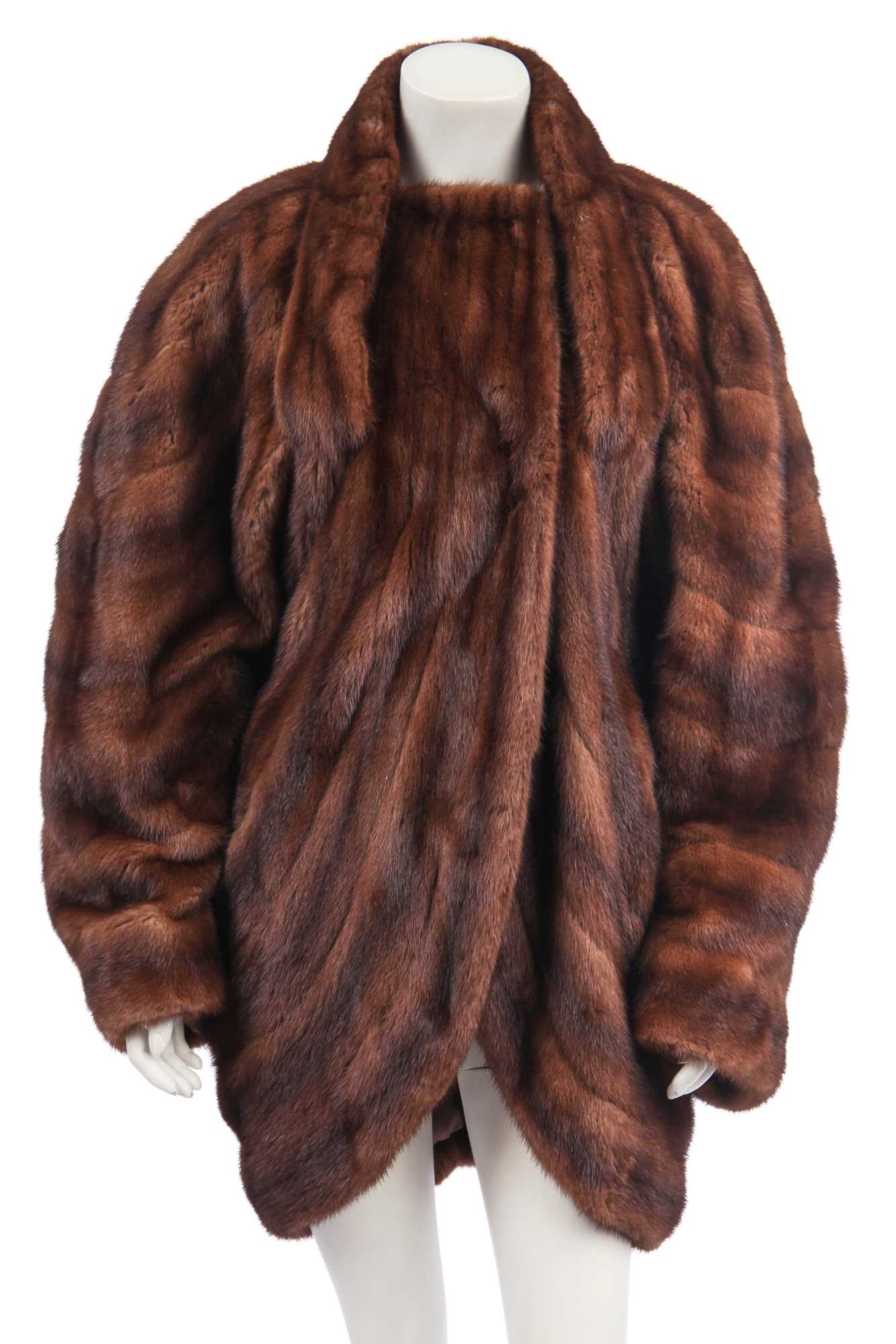 Lot 68 - A Fendi brown mink coat, probably 1990s