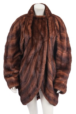 Lot 68 - A Fendi brown mink coat, probably 1990s