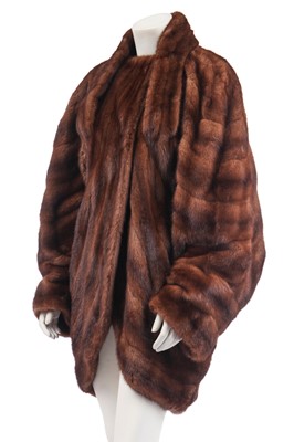 Lot 68 - A Fendi brown mink coat, probably 1990s