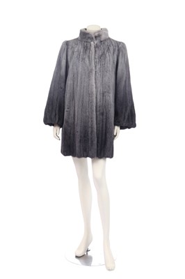Lot 98 - An ombré mink fur coat, 1970s