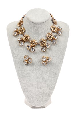 Lot 70 - A rare Madame Grès demi-parure, 1980s
