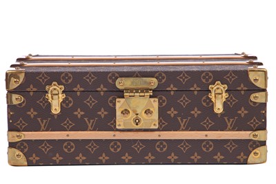 Lot 64 - A Louis Vuitton mini Malle Fleurs Trunk, modern