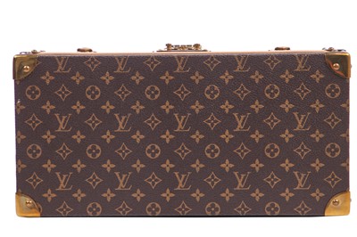 Lot 64 - A Louis Vuitton mini Malle Fleurs Trunk, modern