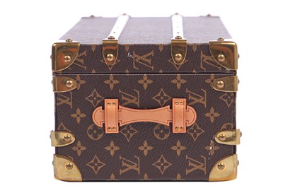 Lot 64 - A Louis Vuitton mini Malle Fleurs Trunk, modern