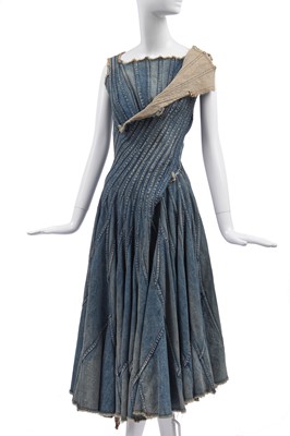 Lot 114 - A Junya Watanabe for Comme des Garçons denim dress, Autumn-Winter 2001-02