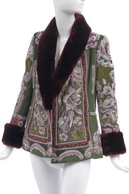Lot 106 - A Jean Paul Gaultier haute couture beaded and embroidered jacket, Autumn-Winter 2008-09