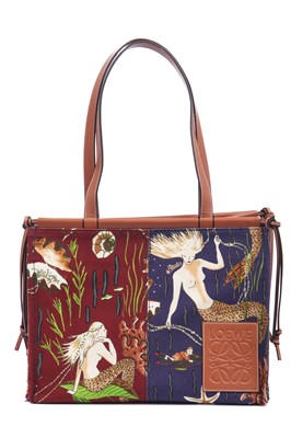 Lot 81 - A Loewe Paula's Ibiza limited-edition Mermaid Cushion Tote Bag, 2021