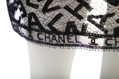 Lot 45 - A Chanel black lace jacket, 1990s