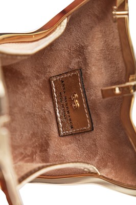 Lot 67 - An Anya Hindmarch gilt brass 'crisp packet' clutch, modern