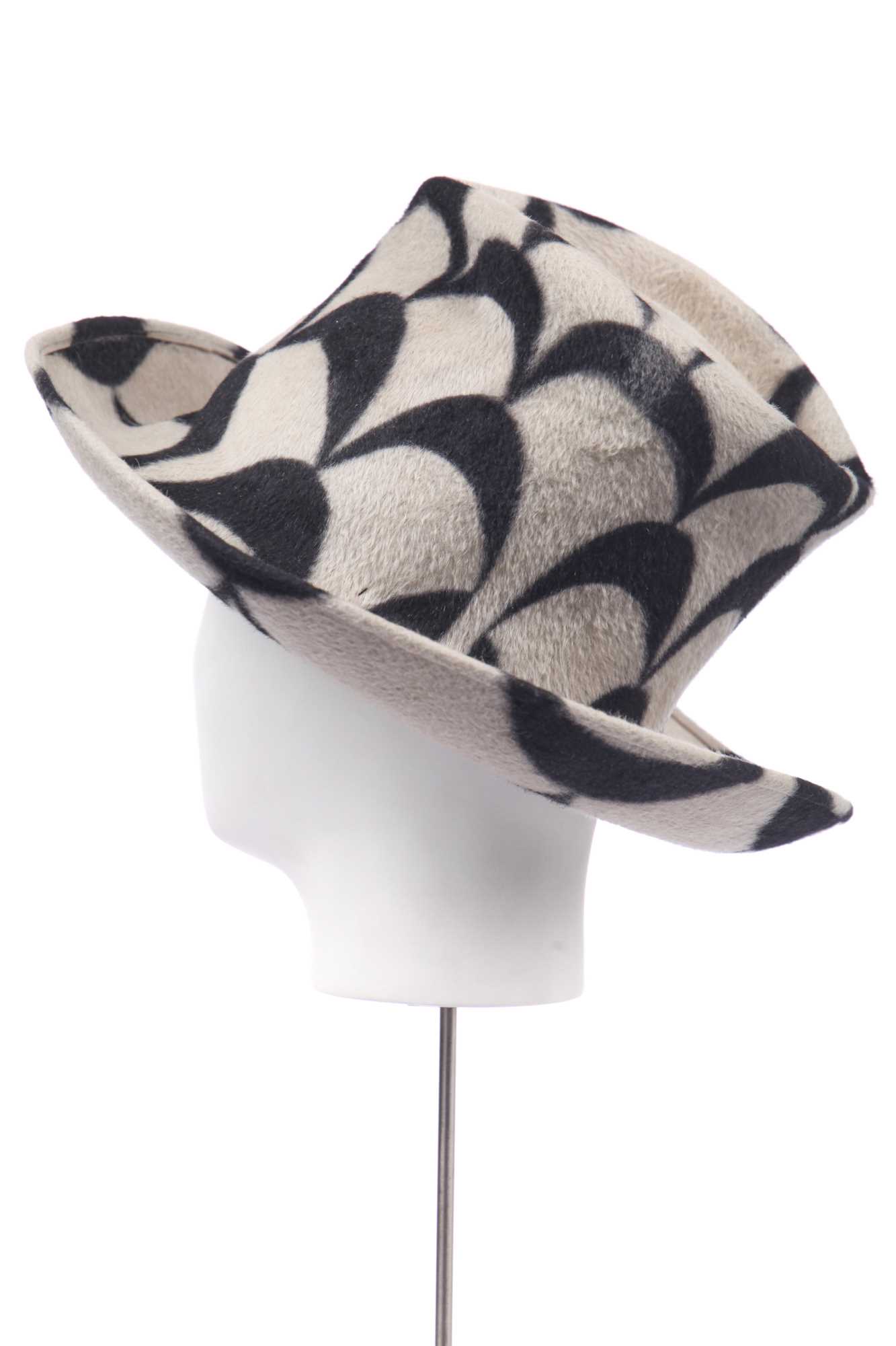 Lot 74 - Two Philip Treacy felt hats, 1990s-2000s