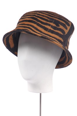 Lot 74 - Two Philip Treacy felt hats, 1990s-2000s