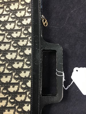 Lot 65 - A Dior monogrammed canvas clutch, 1970s