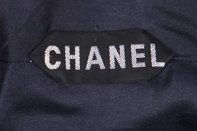 Lot 29 - Jerry Hall's Chanel couture crêpe de chine dress, Spring-Summer 1985