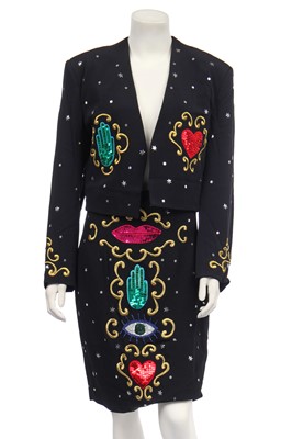 Lot 236 - A Rifat Ozbek evening suit, 1988