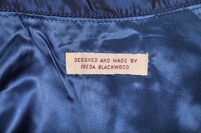 Lot 267 - A group of clothing in shades of purple, black and blue, 1970s-early 1980s