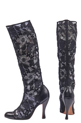 Lot 90 - Caroline Groves handmade boots, modern