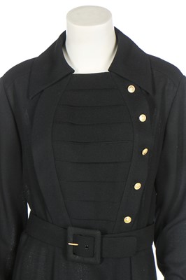 Lot 42 - A Chanel moss crêpe dress, 1990s
