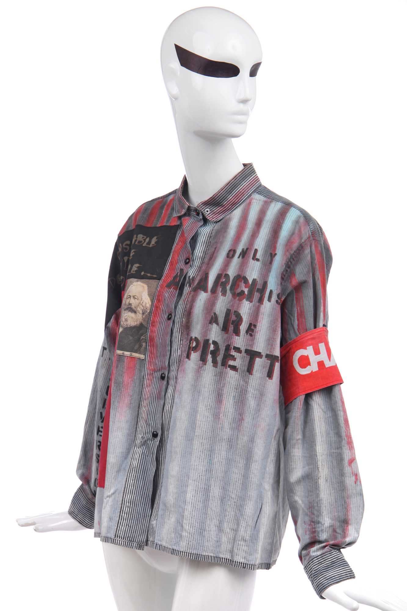 Lot 78 - Jordan's reproduction 'Anarchy'-style shirt, modern