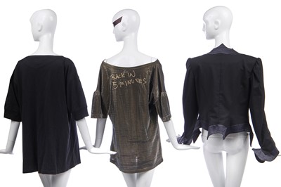 Lot 81 - A group of Jordan's Vivienne Westwood clothing in mainly black cotton, modern