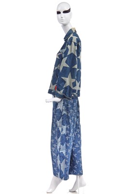 Lot 82 - Jordan's Vivienne Westwood star-printed denim ensemble, 'Mini-Crini' collection, Spring-Summer 1985