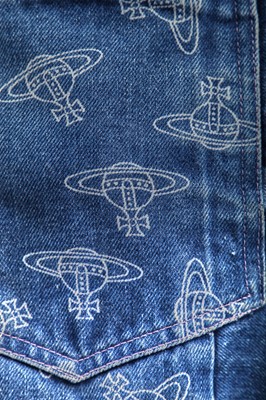 Lot 82 - Jordan's Vivienne Westwood star-printed denim ensemble, 'Mini-Crini' collection, Spring-Summer 1985