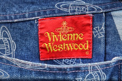 Lot 82 - Jordan's Vivienne Westwood star-printed denim ensemble, 'Mini-Crini' collection, Spring-Summer 1985