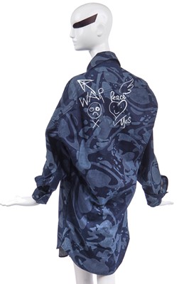 Lot 83 - Jordan's Vivienne Westwood floral printed denim jacket, modern