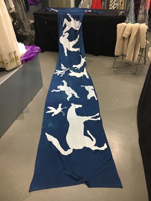 Lot 84 - Jordan's Vivienne Westwood 'Loyalty to Gaia' blue jersey toga dress, circa 2017