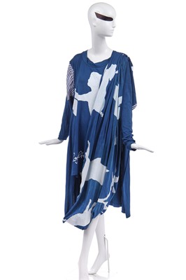 Lot 84 - Jordan's Vivienne Westwood 'Loyalty to Gaia' blue jersey toga dress, circa 2017