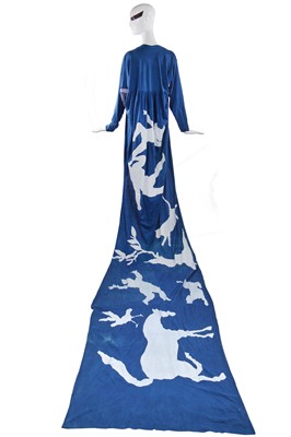 Lot 84 - Jordan's Vivienne Westwood 'Loyalty to Gaia' blue jersey toga dress, circa 2017