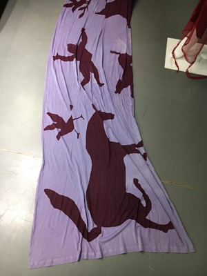 Lot 88 - Jordan's Vivienne Westwood 'Loyalty to Gaia' lilac cotton jersey toga dress, 2017
