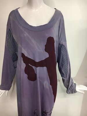 Lot 88 - Jordan's Vivienne Westwood 'Loyalty to Gaia' lilac cotton jersey toga dress, 2017