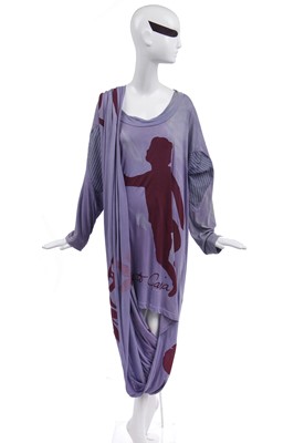 Lot 88 - Jordan's Vivienne Westwood 'Loyalty to Gaia' lilac cotton jersey toga dress, 2017