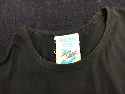 Lot 90 - Jordan's Vivienne Westwood 'Tits' printed black cotton T-shirt, modern